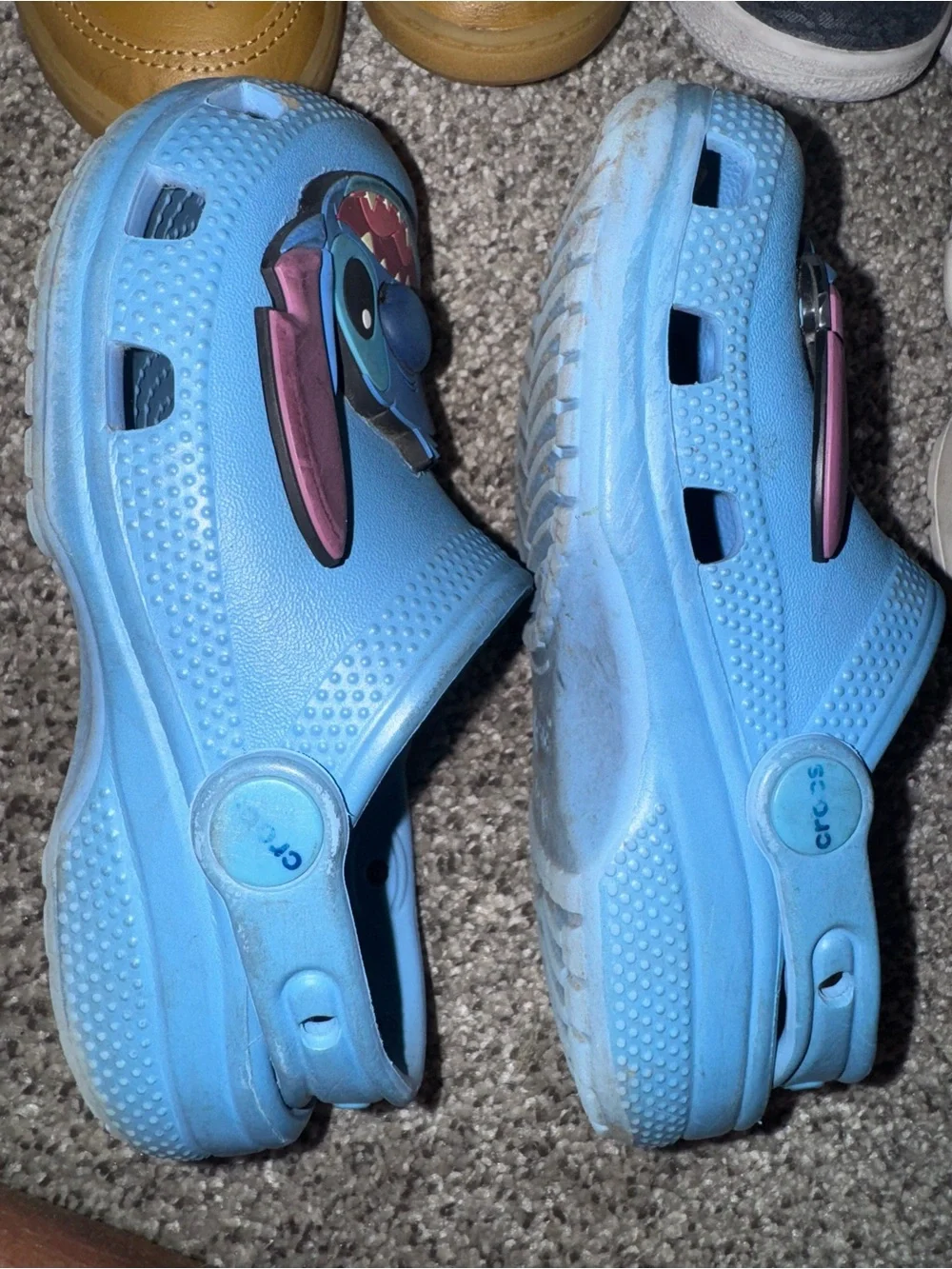 Disney Blue and Pink Stitch Kids Sandals